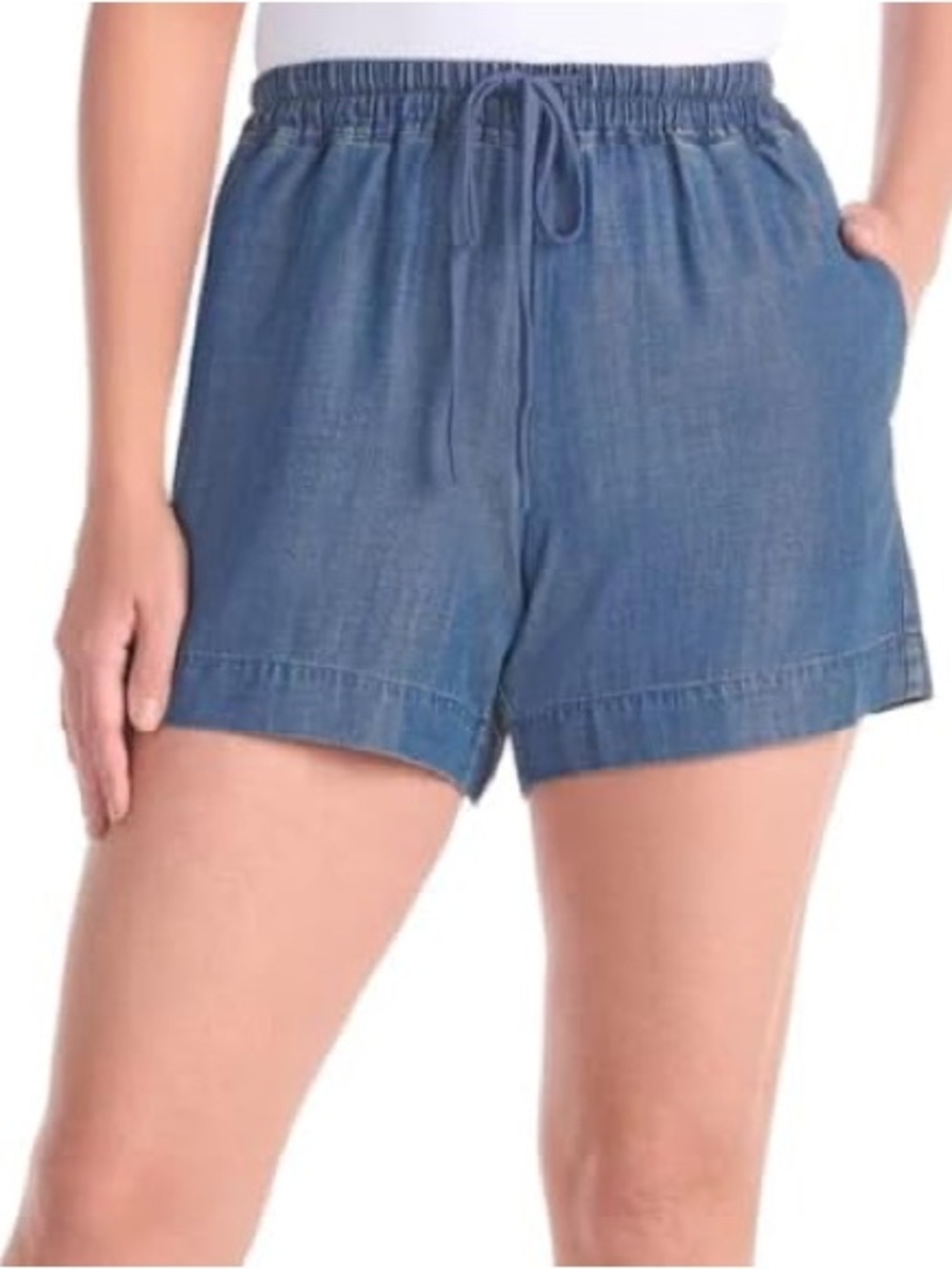 Hilary Radley Women's Pull-On Tencel Short with Pockets